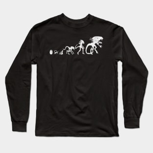 Evolution Alien Anhedral Xenomorphe Long Sleeve T-Shirt